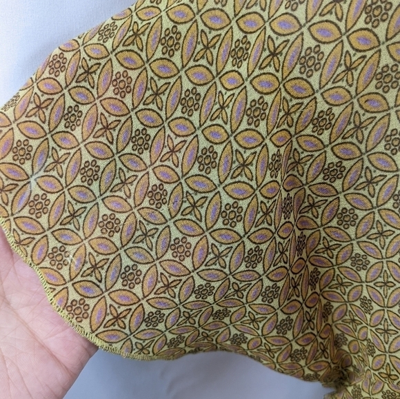 Oh Baby by Motherhood Sheer Overlay Square Neck Tunic Sz L - Picture 4 of 11